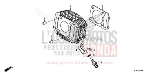 CYLINDRE MSX125AH de 2017